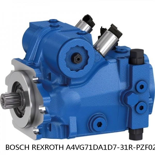 A4VG71DA1D7-31R-PZF02F001S BOSCH REXROTH A4VG Variable Displacement Pumps #1 image